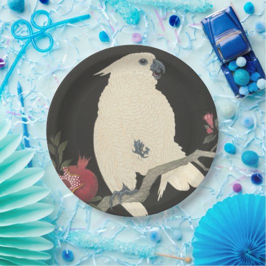 オウムのヴィンテージの日本のなファインアートの紙皿 ペーパープレート (パーティー)