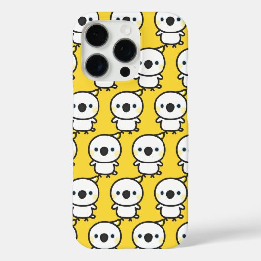 オウムの仲間の鳥、キバタン Case-Mate iPhoneケース (裏面)