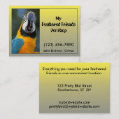 オウムの名刺 名刺 (正面/裏面)