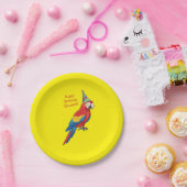 オウムの子供の誕生日パーティー ペーパープレート (パーティー)