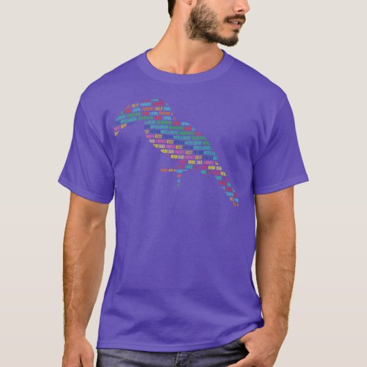 オウムの恋人にオウムの言葉を贈る Tシャツ (正面)