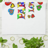 オウムの恋人 キッチンタオル (折り畳み)