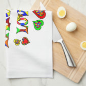 オウムの恋人 キッチンタオル (四つ折り)