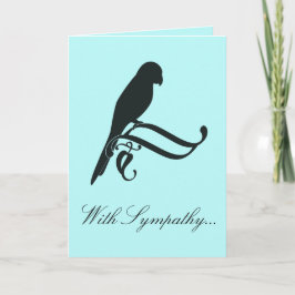 オウムの悔やみや弔慰で カード