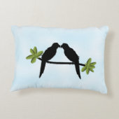 オウムの愛 アクセントクッション (裏面)