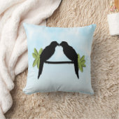 オウムの愛 クッション (ブランケット)