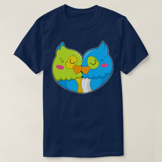 オウムの愛 Tシャツ (デザイン正面)