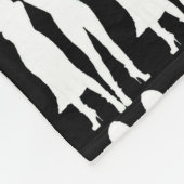 オウムの戦術的な女の子 フリースブランケット (角)