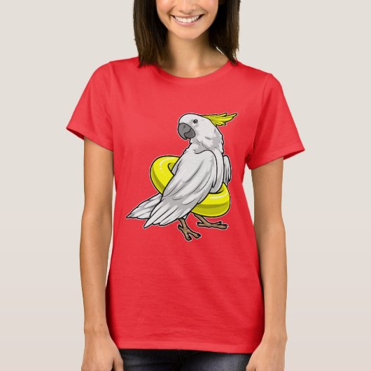 オウムの救命浮環 Tシャツ (正面)
