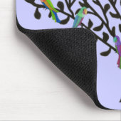 オウムの木のマウスパッド マウスパッド (コーナー)