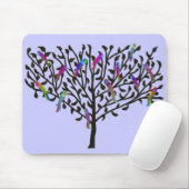 オウムの木のマウスパッド マウスパッド (マウス)