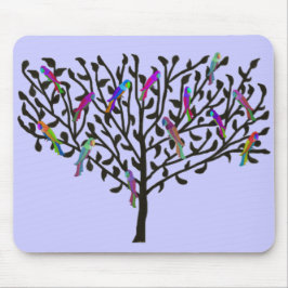 オウムの木のマウスパッド マウスパッド