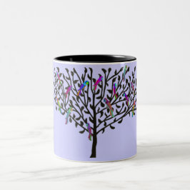 オウムの木のマグ ツートーンマグカップ