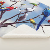 オウムの木 シェルパブランケット (3/4)