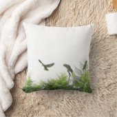 オウムの枕 クッション (ブランケット)