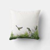 オウムの枕 クッション (裏面)