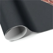 オウムの枝に咲くバラ ラッピングペーパー (ロールコーナー)