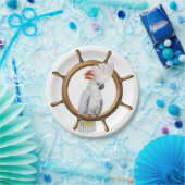 オウムの海賊オウム ペーパープレート (パーティー)