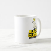 オウムの目覚まし時計 コーヒーマグカップ (正面右)