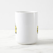 オウムの目覚まし時計 コーヒーマグカップ (中央)