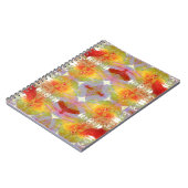 オウムの羽のパターン ノートブック (左側)