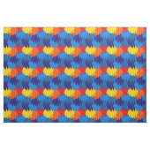 オウムの羽の緋色のマカオ模様 ファブリック (ファットクウォーター)