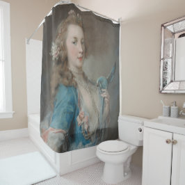 オウムの自撮り シャワーカーテン