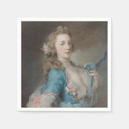 オウムの自撮り スタンダードカクテルナプキン