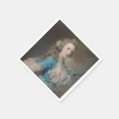 オウムの自撮り スタンダードカクテルナプキン (角)