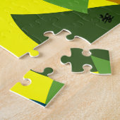 オウムの芸術のパズル ジグソーパズル (側面)