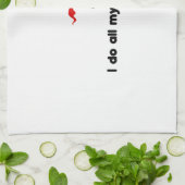 オウムの英雄 キッチンタオル (折り畳み)