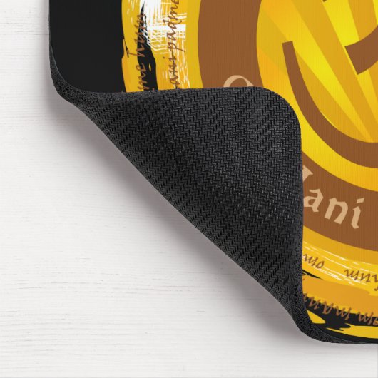 オウムの記号を用いるチベットの信念 マウスパッド (コーナー)