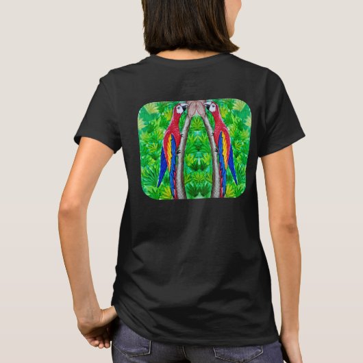 オウムの誇り 5 Tシャツ (裏面)