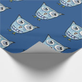 オウムの青 ラッピングペーパー (角)