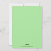 オウムの鳥からの父の日 シーズンカード (裏面)