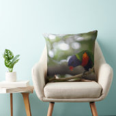 オウムの鳥のトラのプリントは記念日を個人化します クッション (椅子)