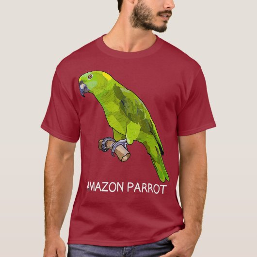 オウムの鳥好き Tシャツ (正面)
