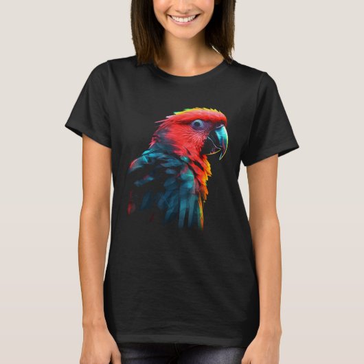 オウムの鳥 Tシャツ (正面)