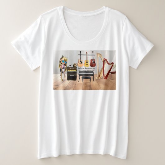 オウムのTシャツ2025 プラスサイズTシャツ (デザイン正面)