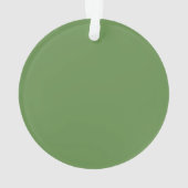 オウムはメリークリスマスのオーナメントを望みます オーナメント (裏面)