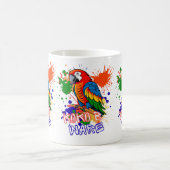 オウムは色鮮やか コーヒーマグカップ (中央)