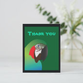 オウムはyous感謝していしています サンキューカード (スタンド正面)