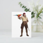 オウムをかぶった海賊 ポストカード (スタンド正面)