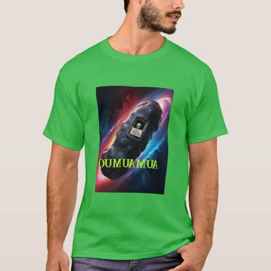 オウムアムアただの通りすがり Tシャツ (正面)