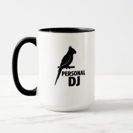 オウムオーナー必見のDJマグカップ Funny Parrot Personal DJ Mug マグカップ