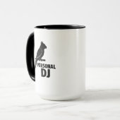 オウムオーナー必見のDJマグカップ Funny Parrot Personal DJ Mug マグカップ (正面左)