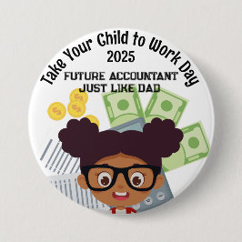 オウムカスタムガールファイナンスお子様を職場に連れて行く 缶バッジ