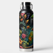 オウムカラフルウ ウォーターボトル (正面)