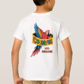 オウムカラフルウ Tシャツ (裏面)
