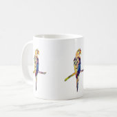 オウムカラフルマグ コーヒーマグカップ (正面左)